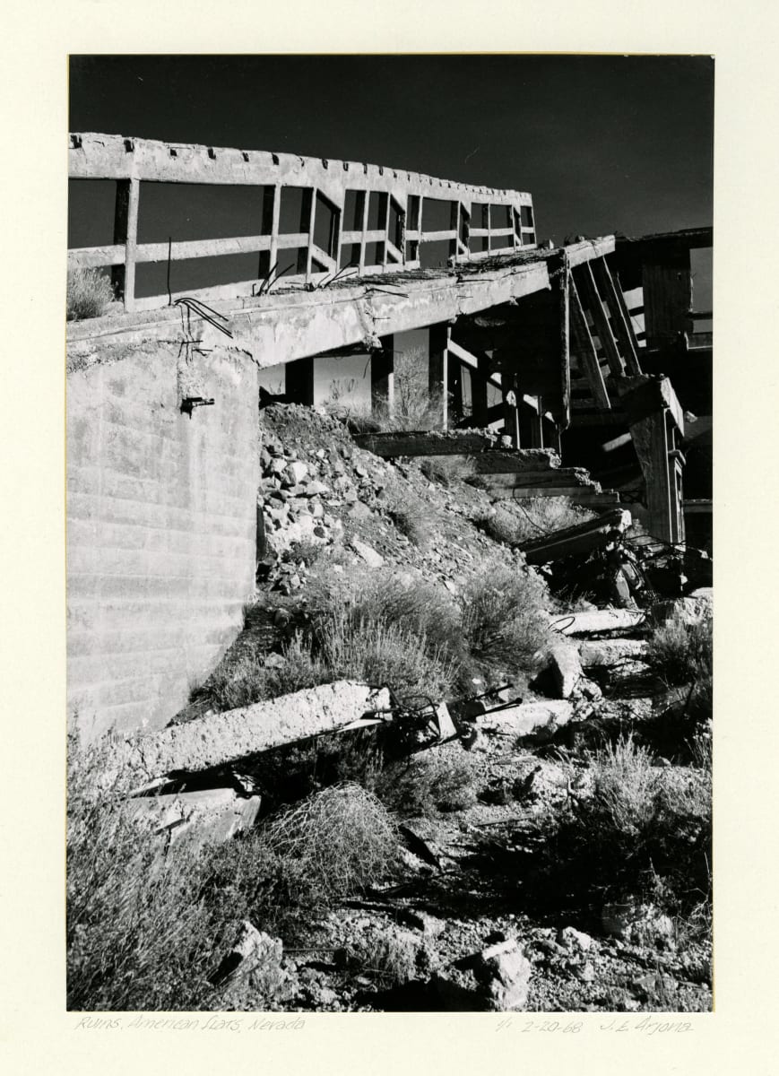 Ruins, American Flats, Nevada by J. E. Arjona 
