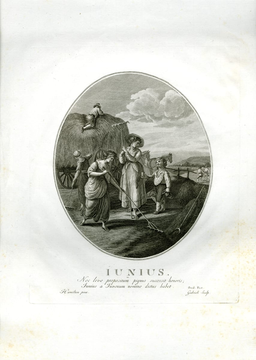 Iunius (June) by William Hamilton, Image 1.
