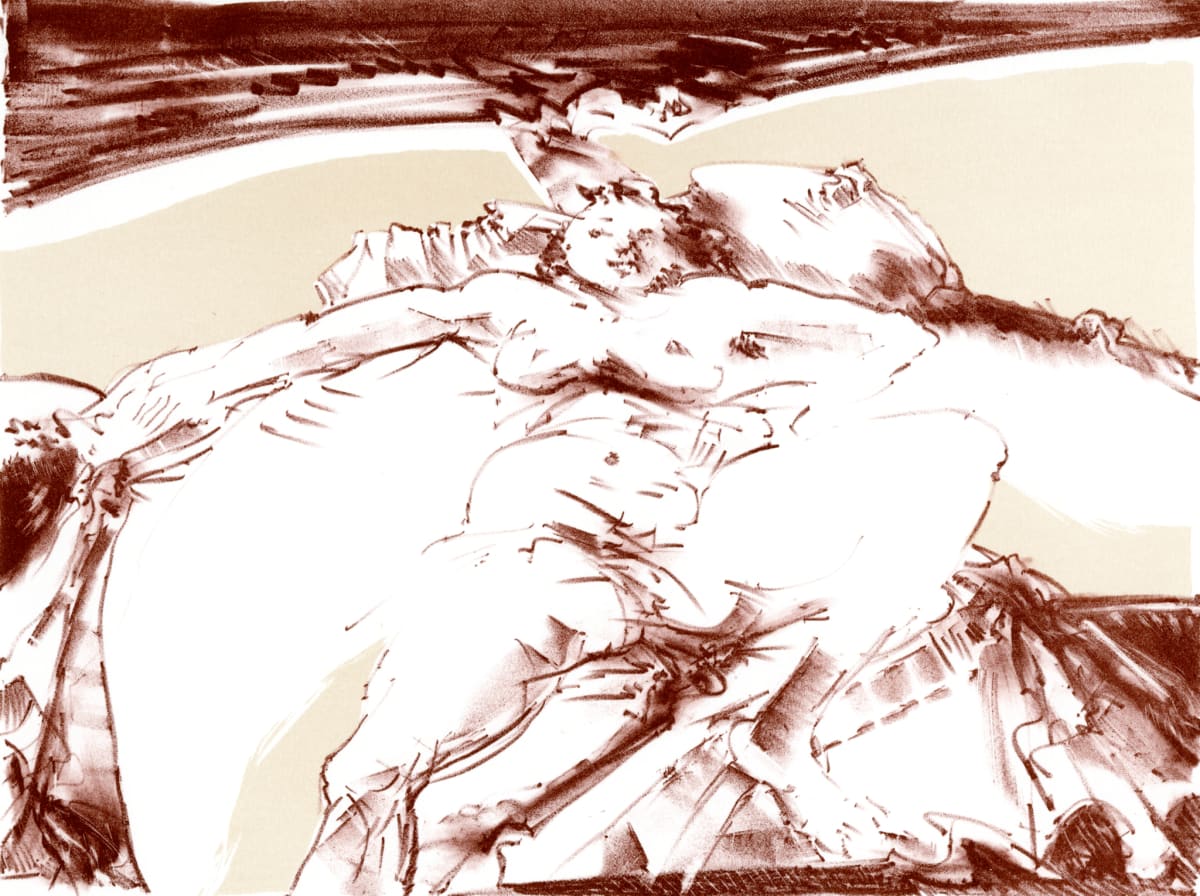 Reclining Nude by Ed Hogan 