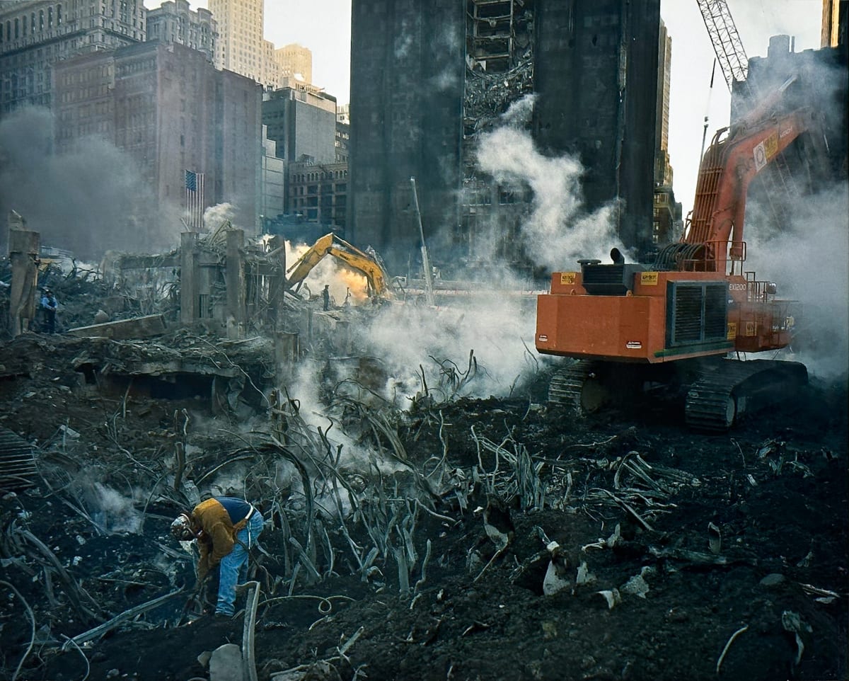 Welder, 2001 by Joel Meyerowitz 