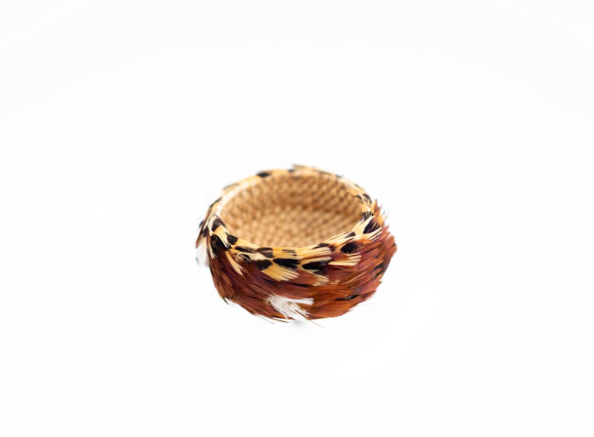 Woven Willow Basket by Sandra Eagle, Image 1.