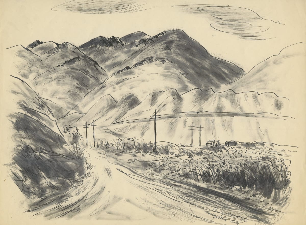 Six Mile Canyon Road by Louis Bassi Siegriest 