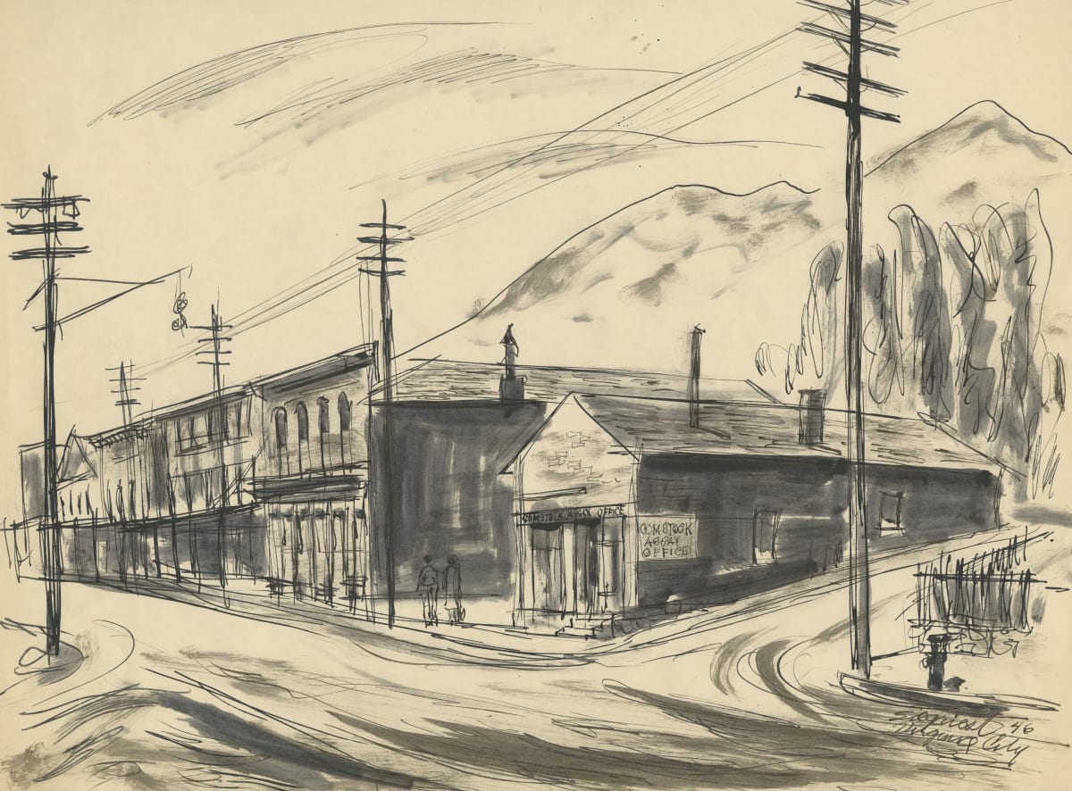 Virginia City by Louis Siegriest 