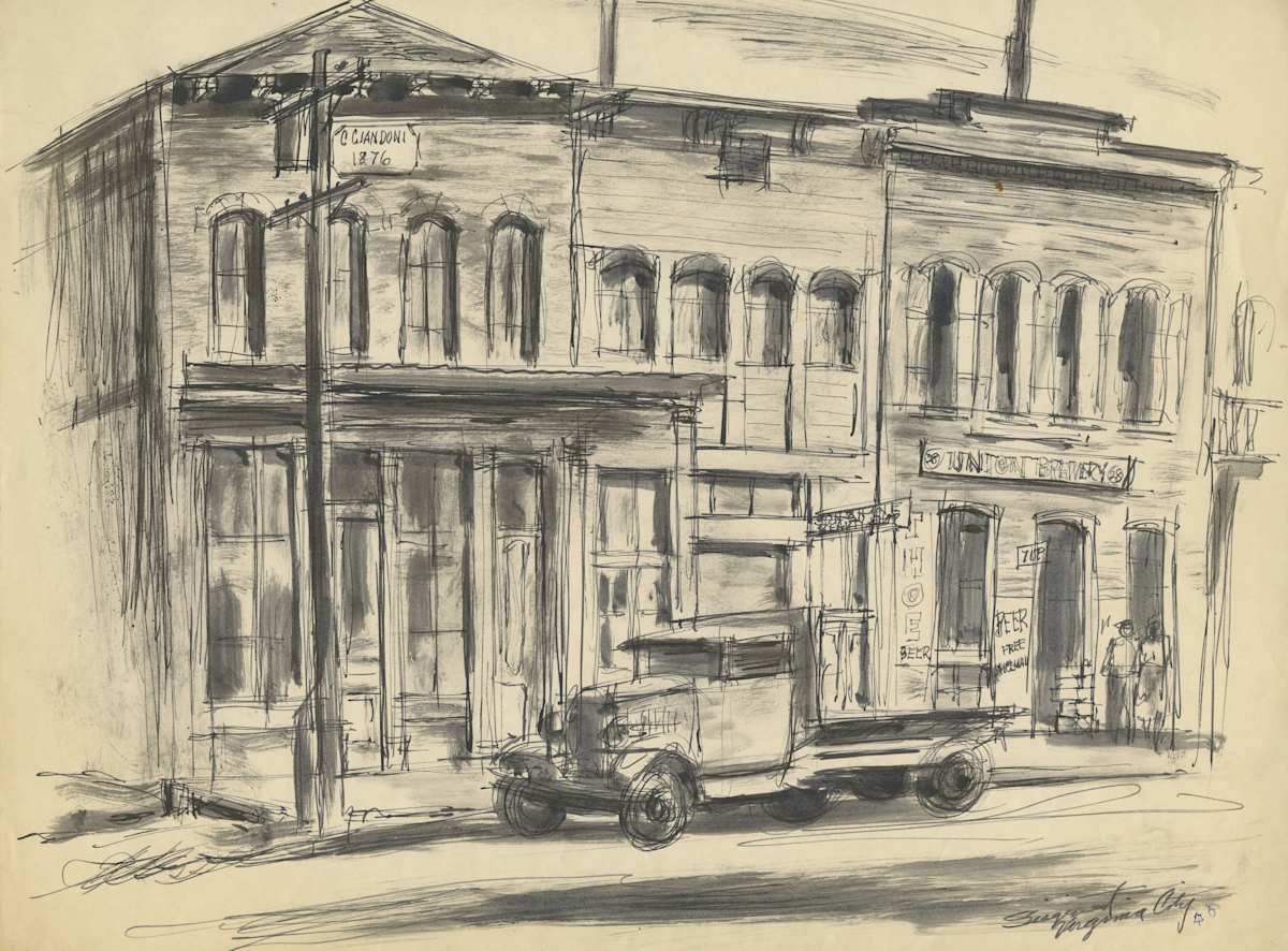 Union Brewery/Bronco's Saloon by Louis Bassi Siegriest, Image 2.