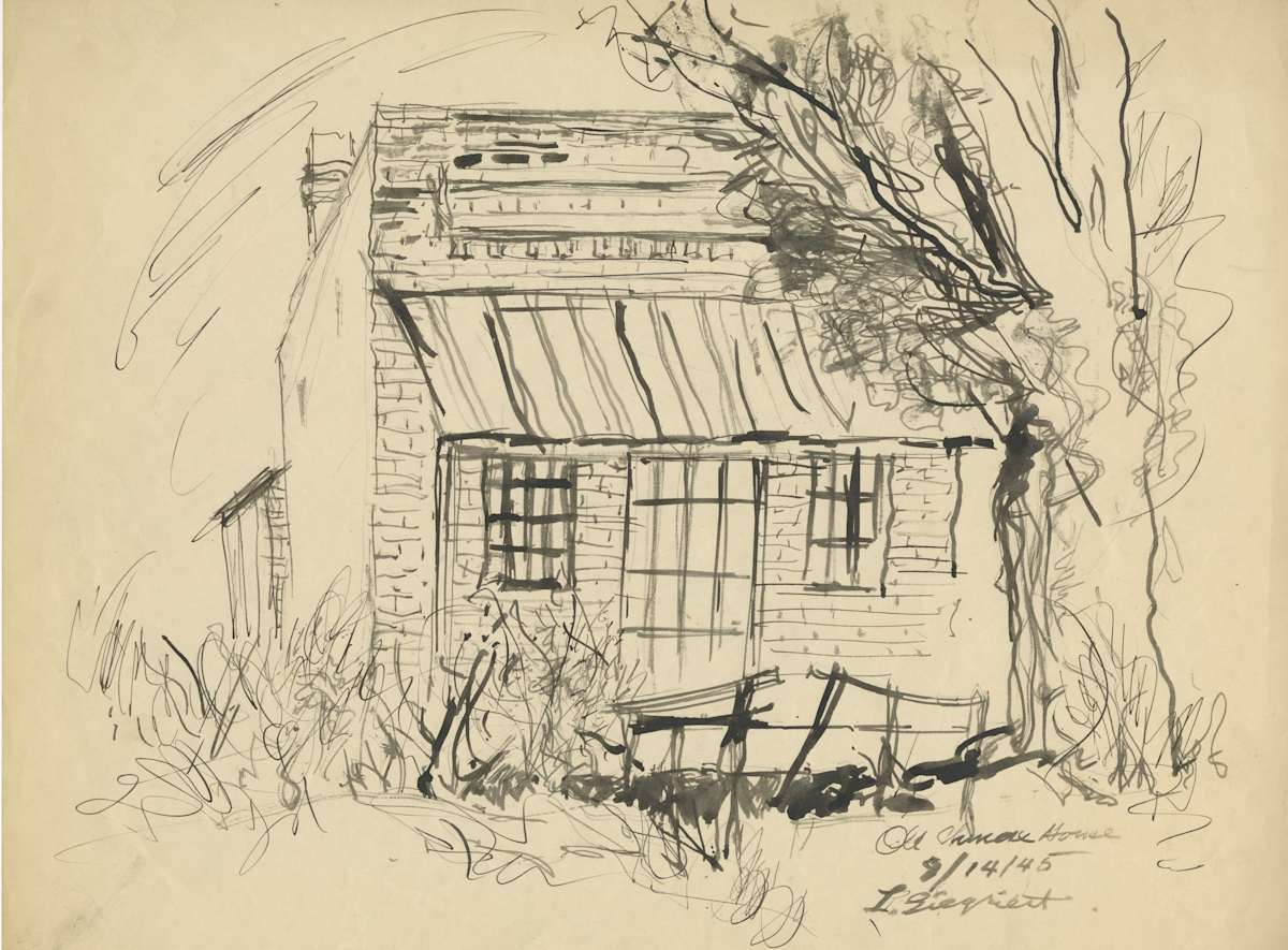 Old Chinese House by Louis Bassi Siegriest, Image 2.