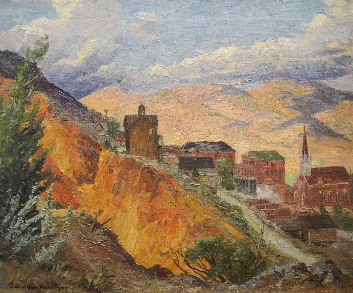 Untitled [Virginia City Scene] by Sheldon Pennoyer, Image 2.