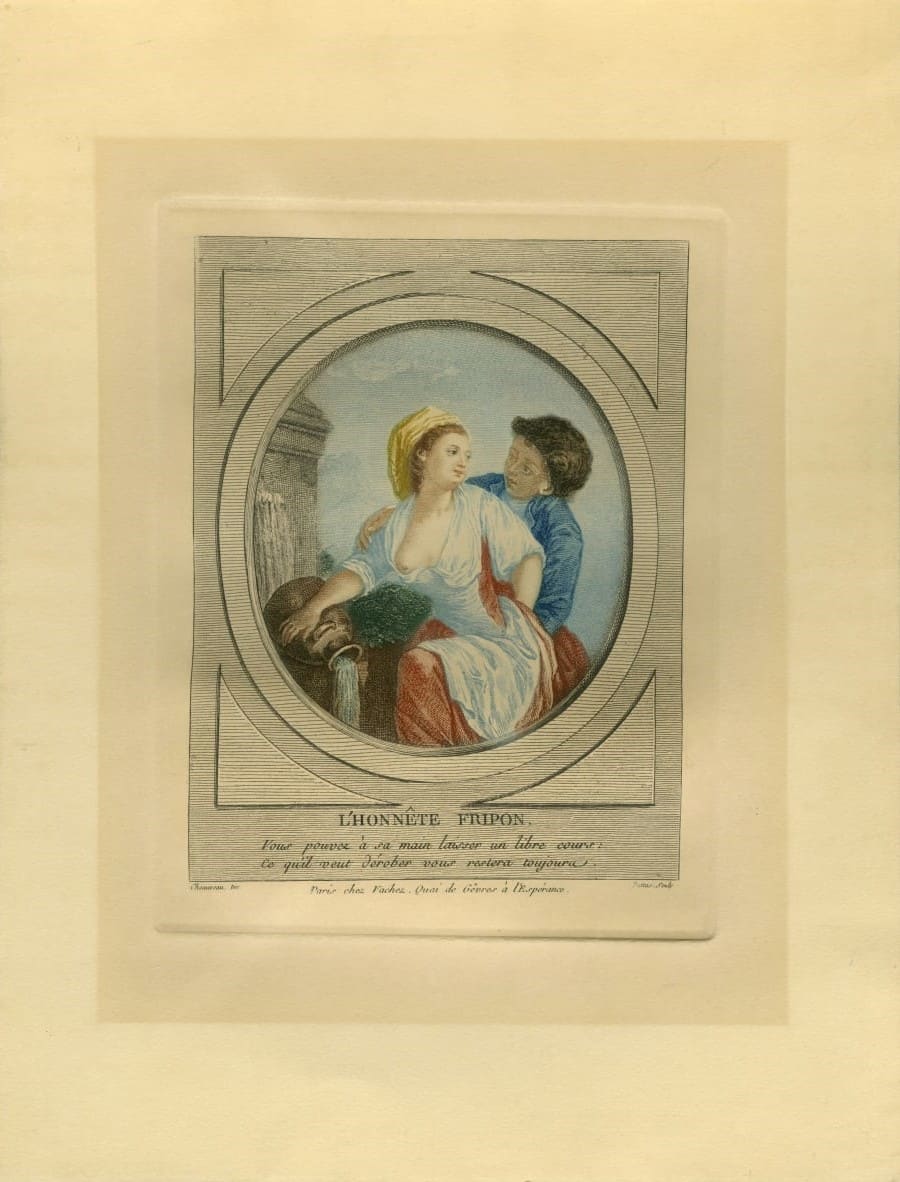 L'Honnete Fripon after Cheauveau by Charles Emmanuel Patas, Image 2.