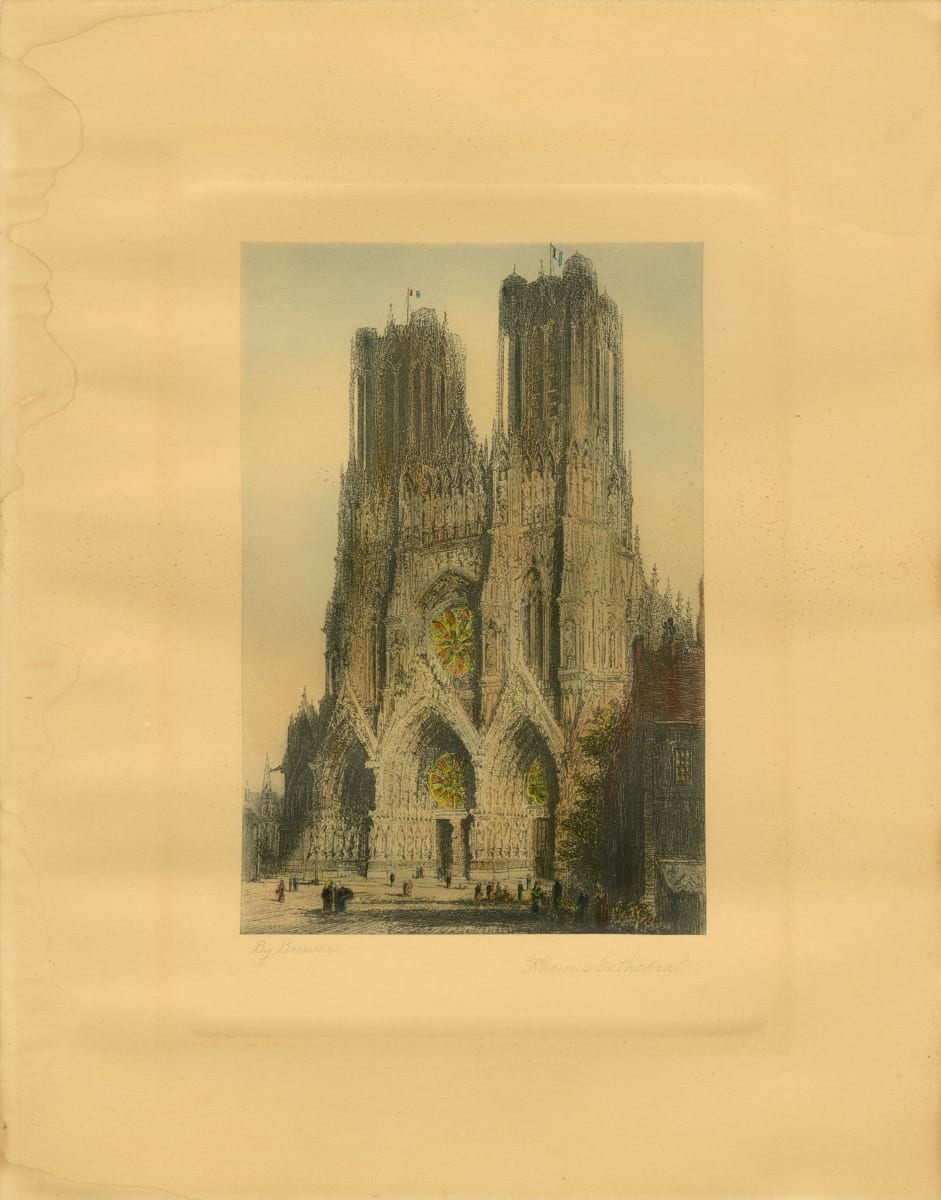 Rheims Cathedral by J. Brewer, Image 2.