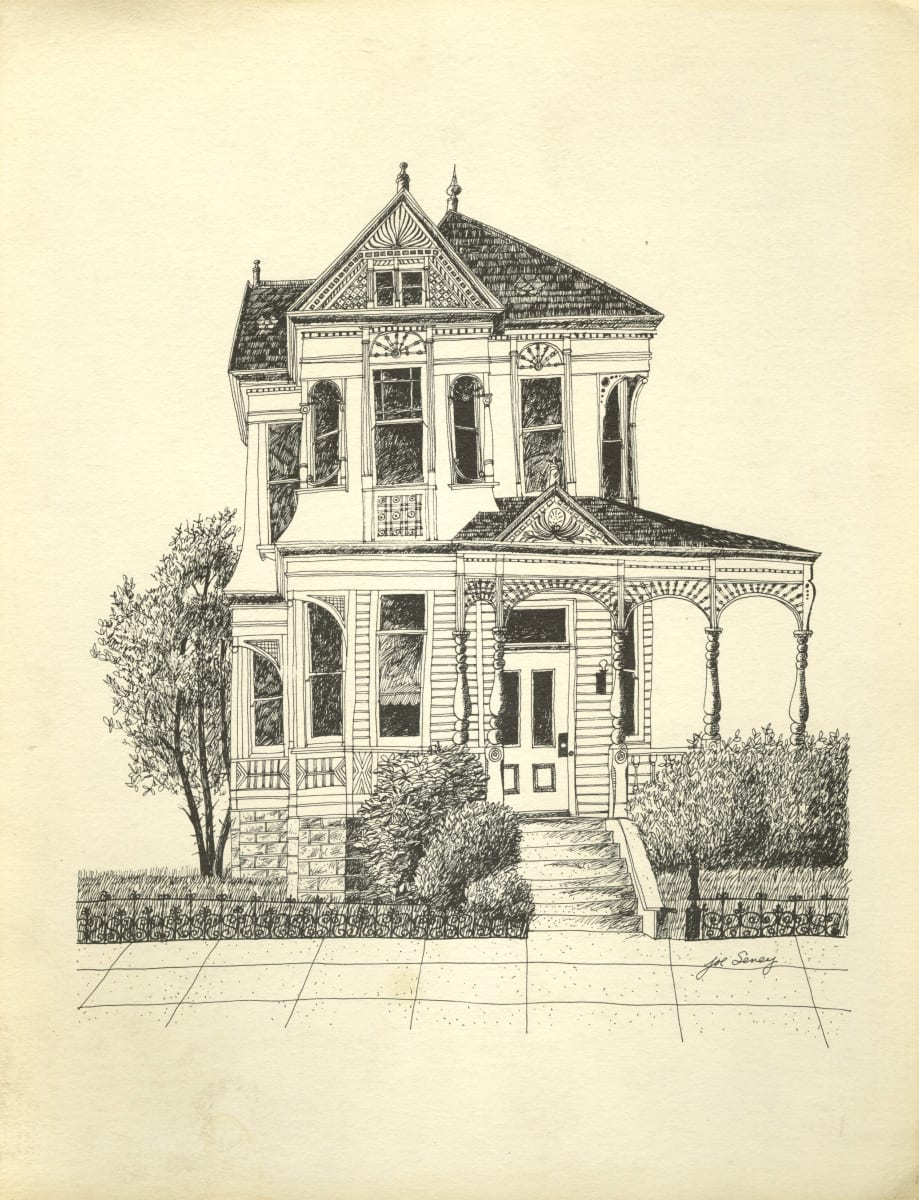 Untitled (House with Gable) by Joe Seney, Image 2.