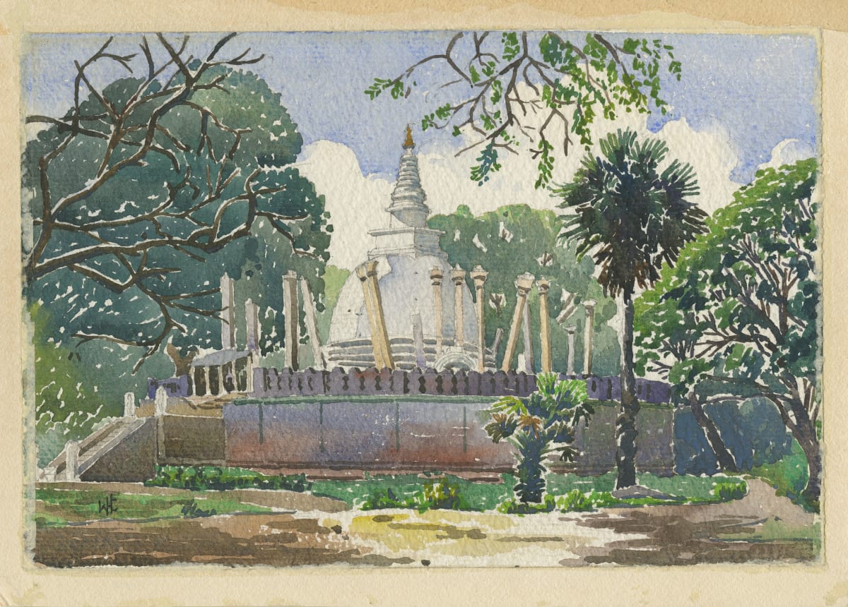 Temple Ruins, Siam (Old Capital) by Willis Church 