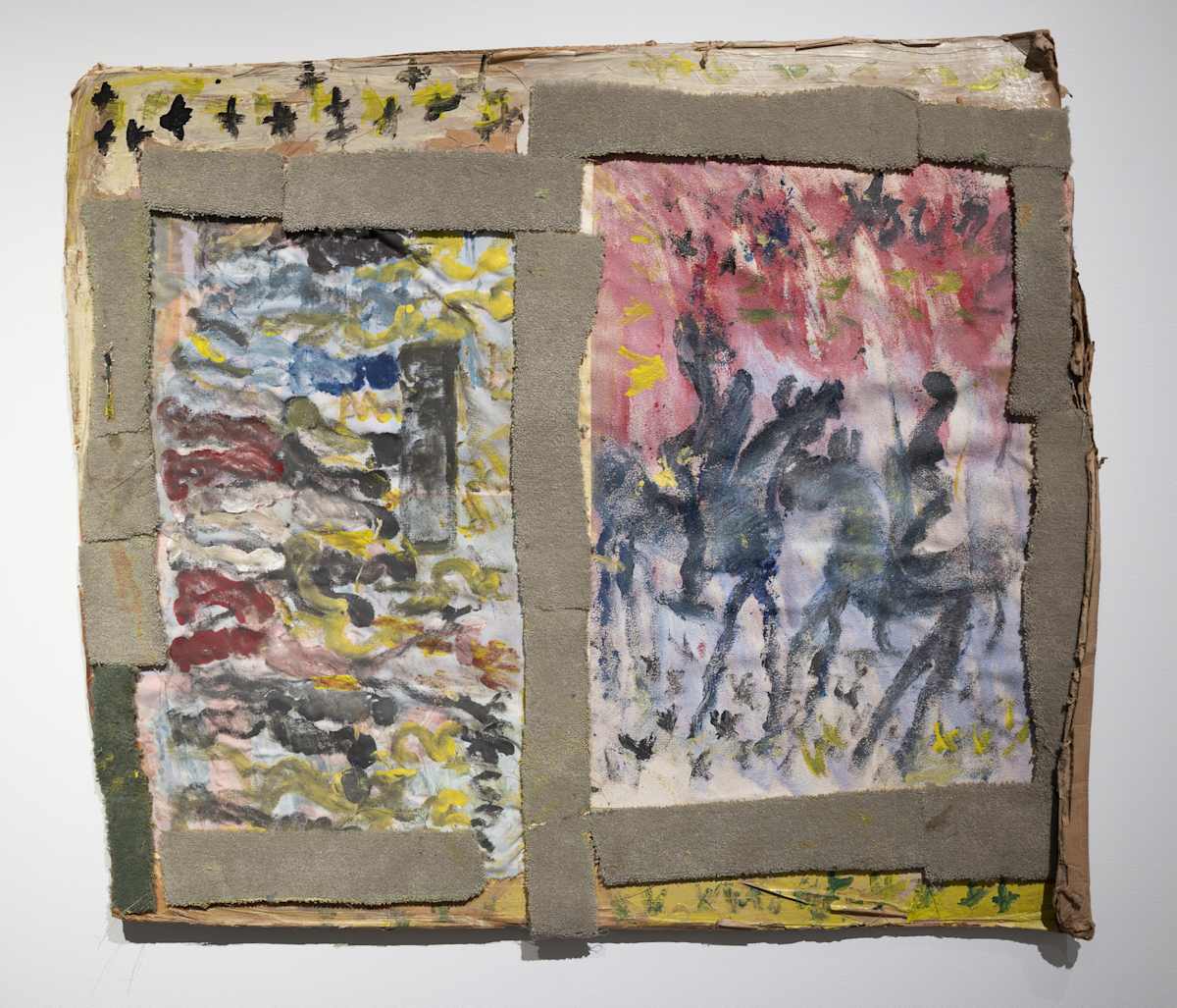 Protesters and Horses by Purvis Young, Image 3.