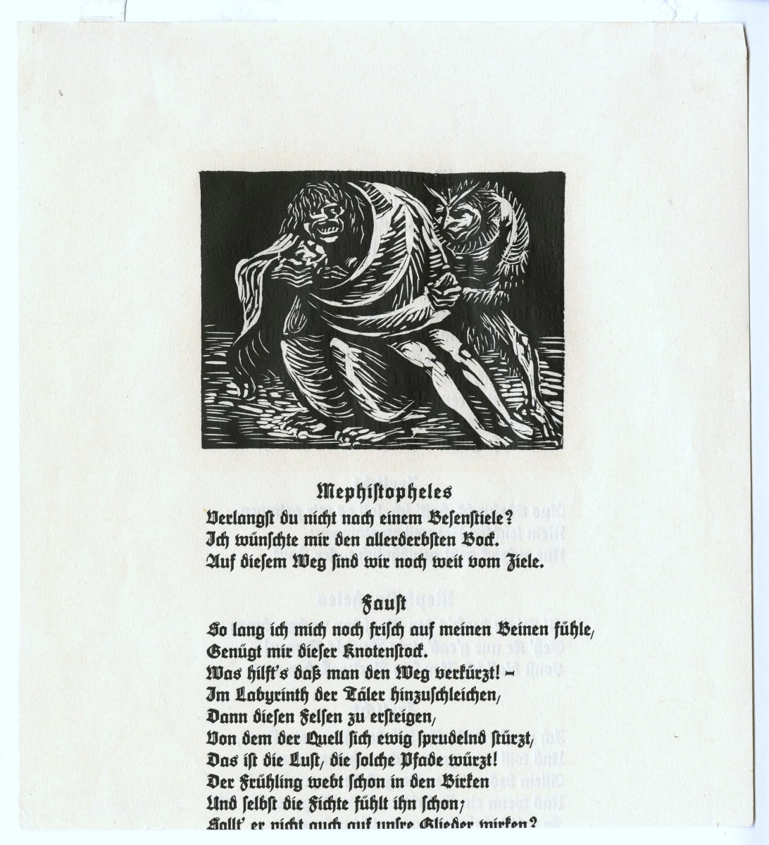 Blocksberggelichter by Ernst Barlach, Image 1.