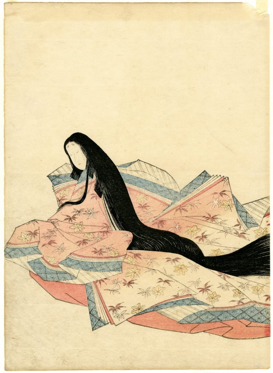 Murasaki Shikibu 紫式部 by Chōbunsai (Hosoda) Eishi (鳥文斎(細田)栄之) 