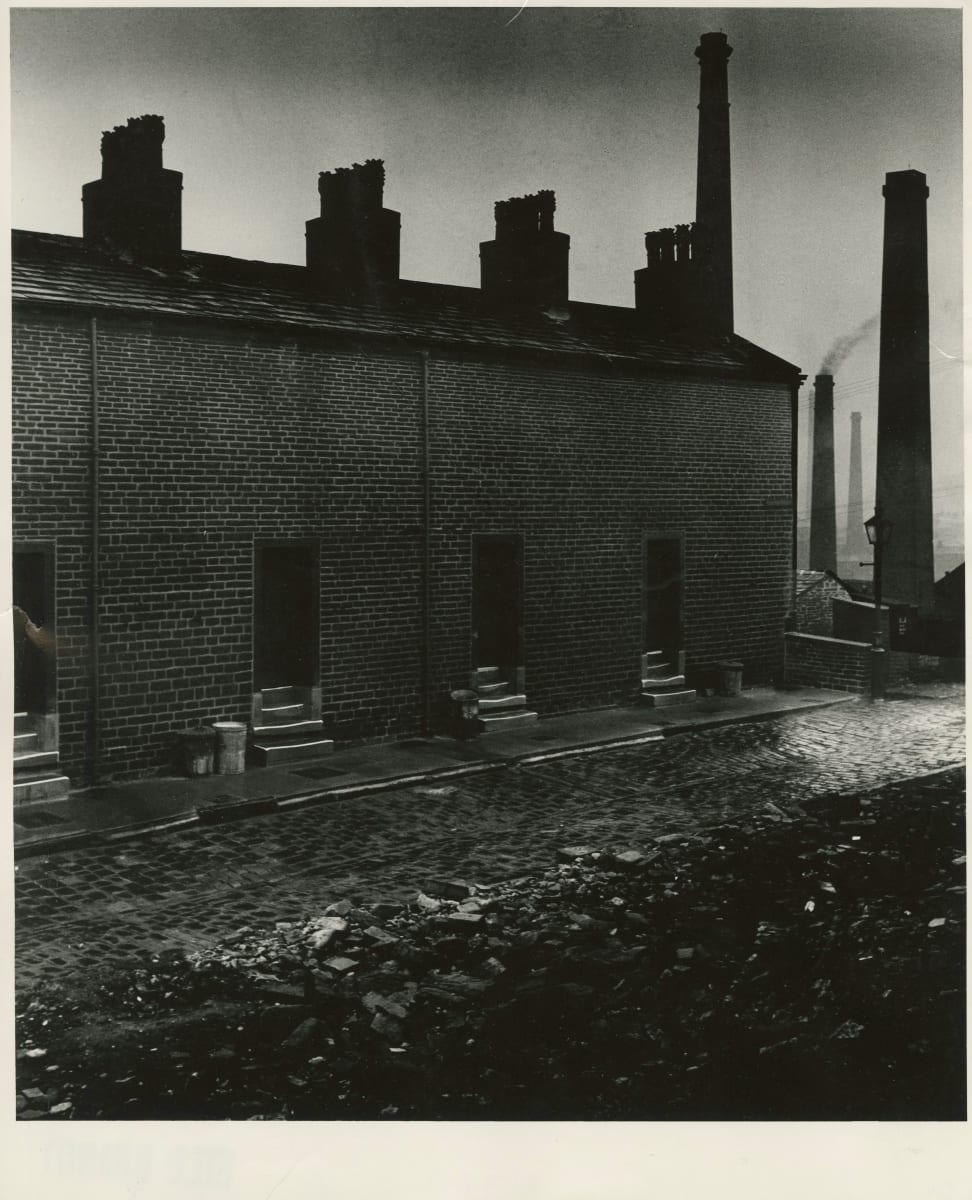 Coal-miners' houses without windows to the street, 1930's by Bill Brandt 