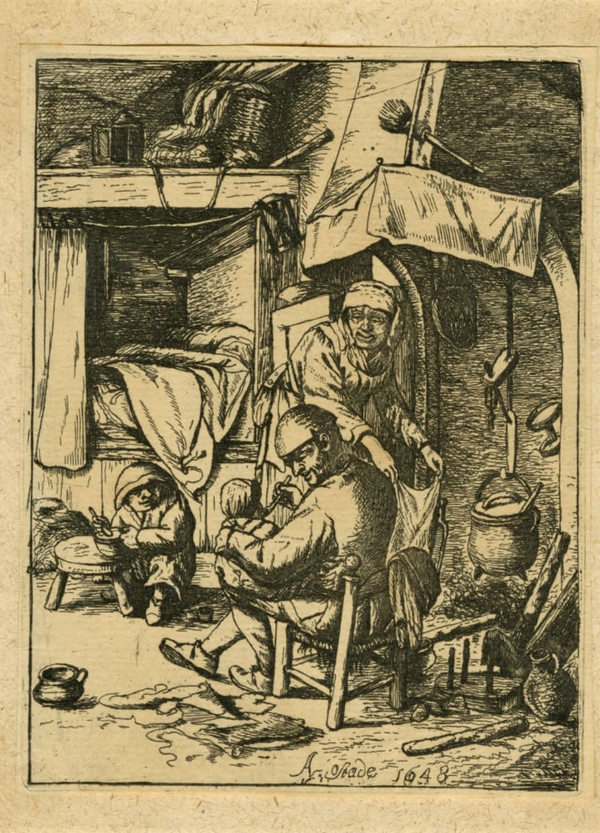 The Pater Familias by Adriaen van Ostade 