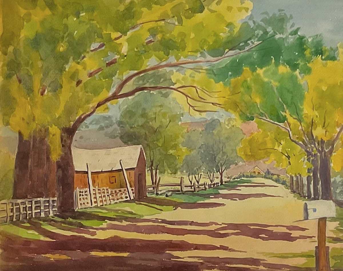 Untitled [Landscape] by Hildegard Herz 