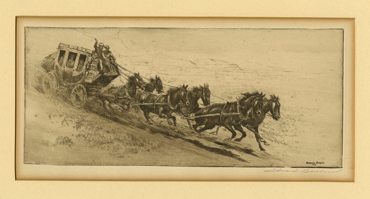 The Overland Mail by Edward Borein 