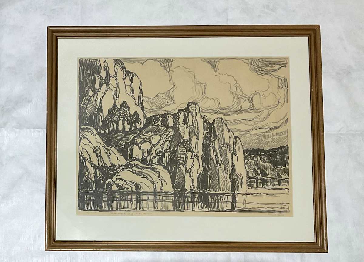 Granite Banks by Birger Sandzén, Image 1.