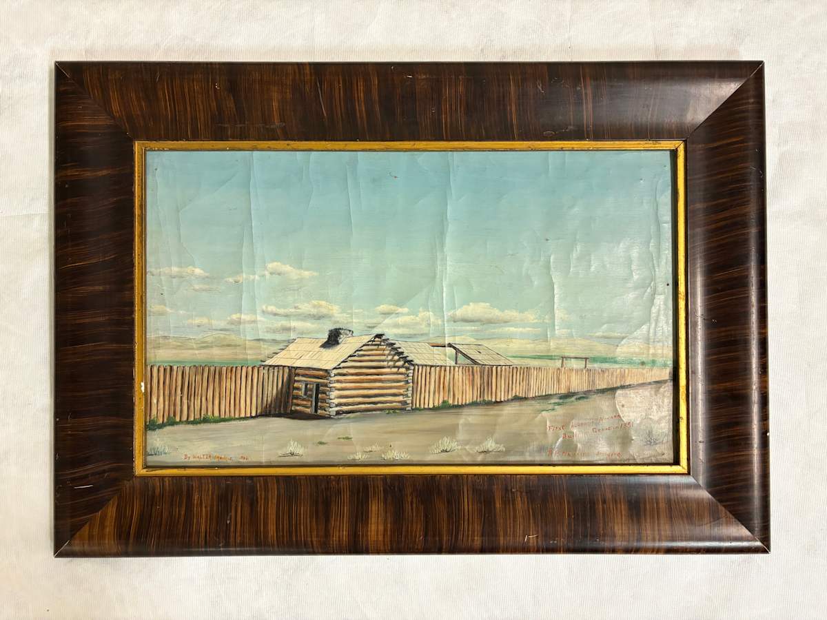 First House in Nevada-Built in Genoa in 1851 by Walter Monroe 