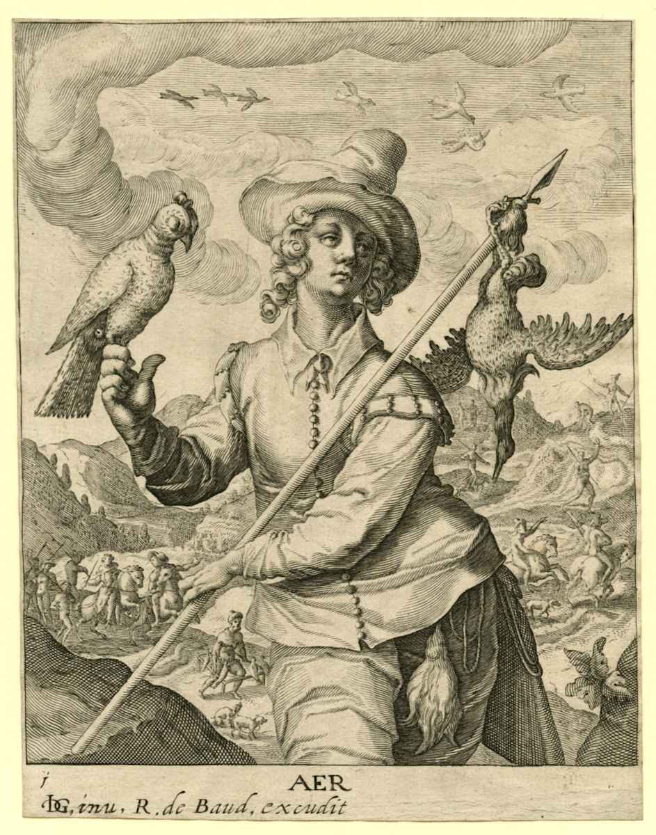 Aer (Air) by Jacques de Gheyn II, Image 1.