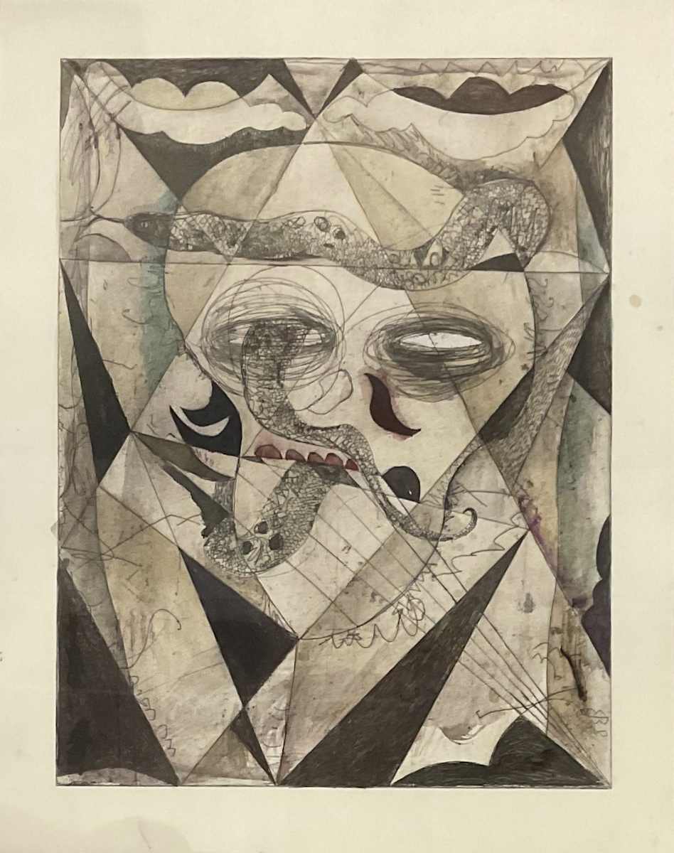 Untitled (Schlangenhaupt) by Volker Hueller 