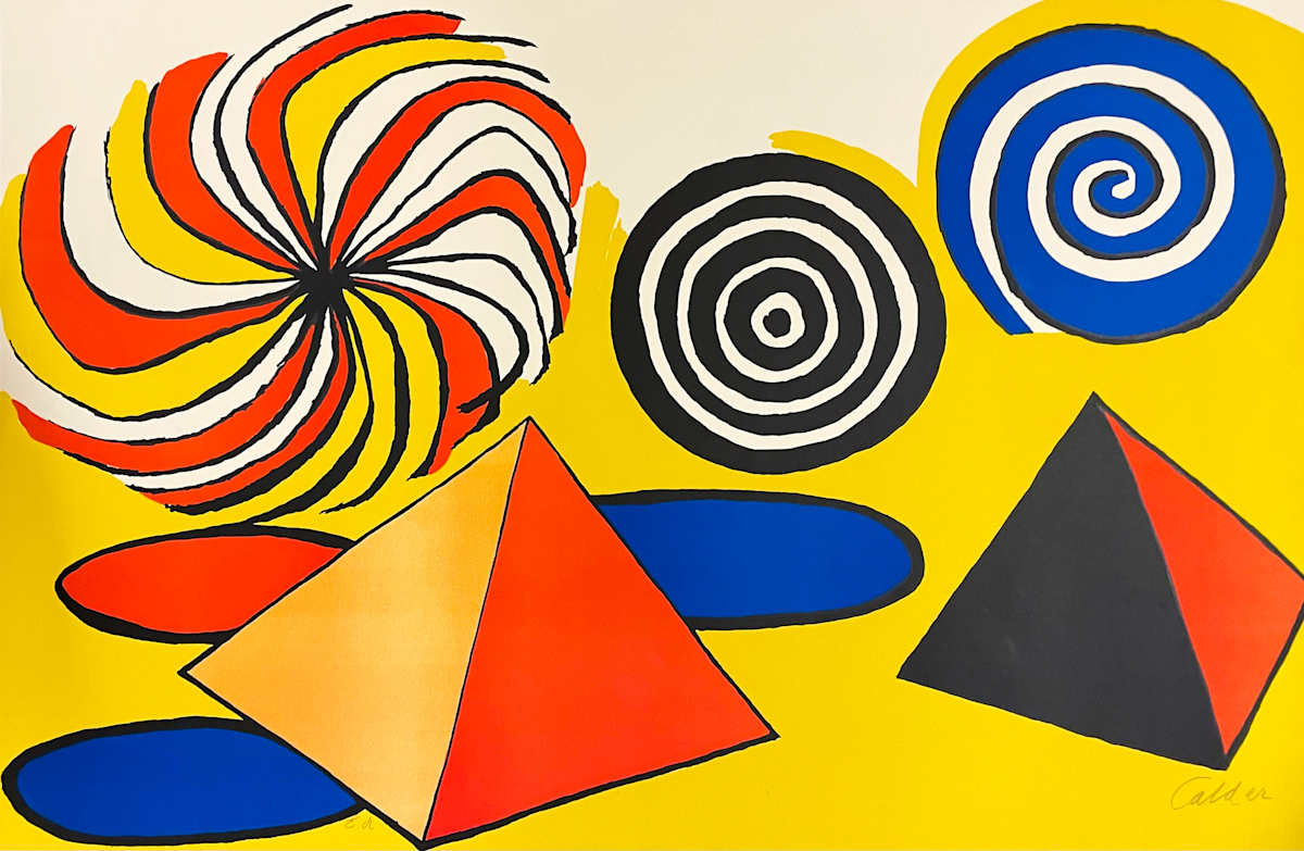Pinwheels and Pyramids by Alexander Calder, Image 2.