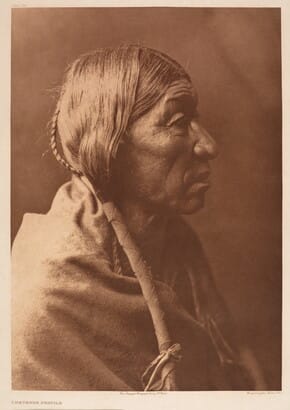 Cheyenne Profile by Edward Sheriff Curtis, Image 2.