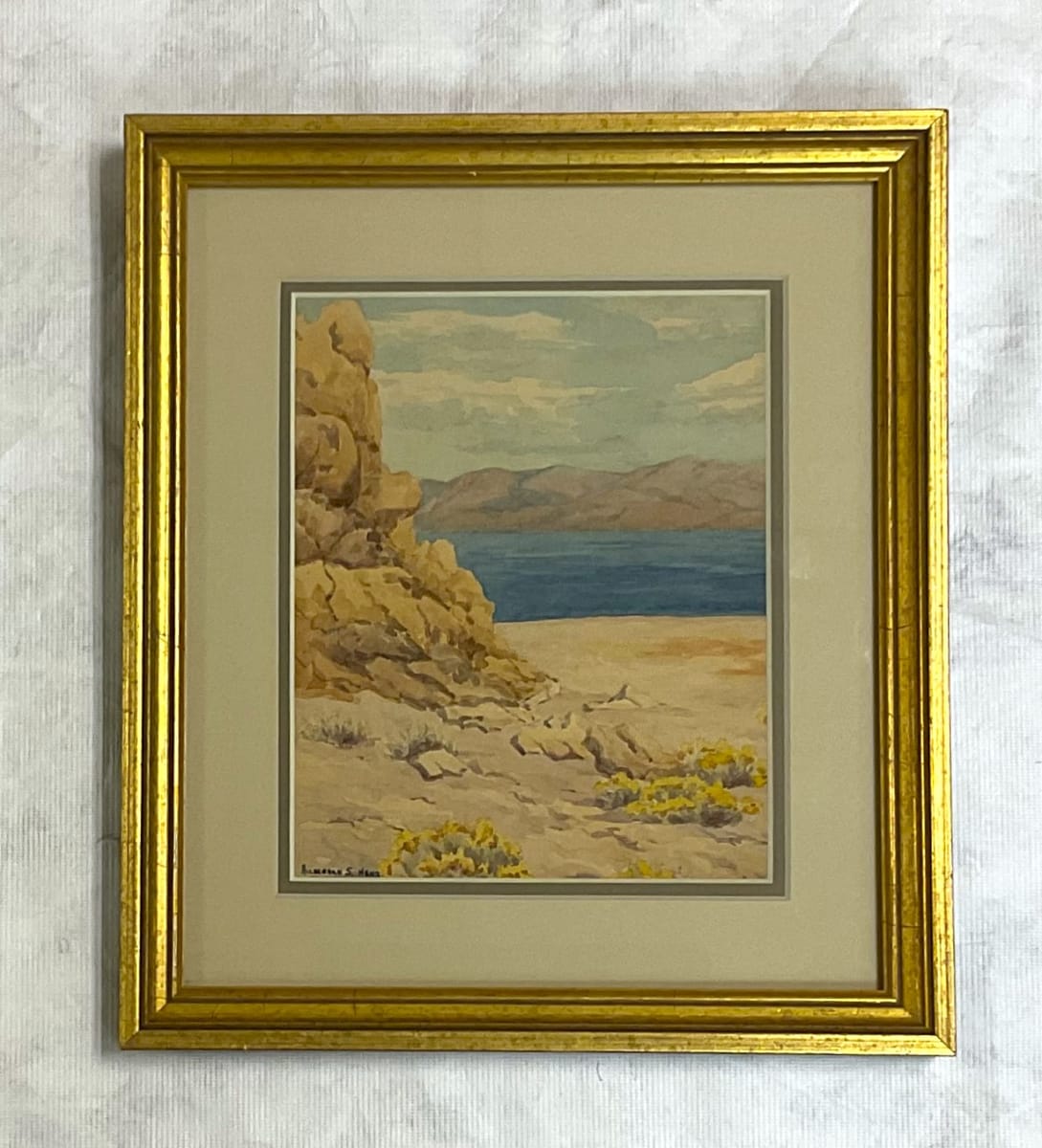 Pyramid Lake by Hildegard Herz 