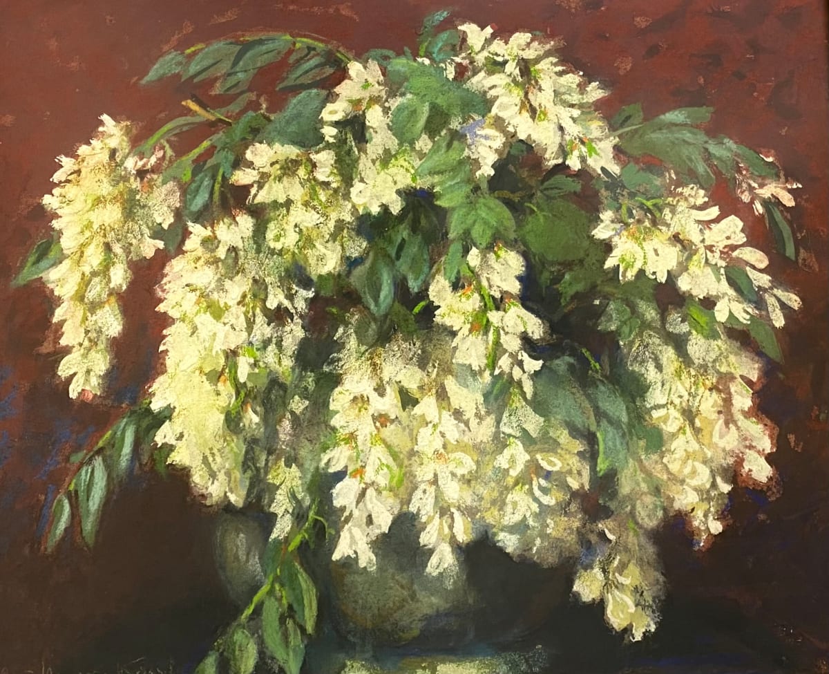 White Floral Still Life by Hans Meyer-Kassel 