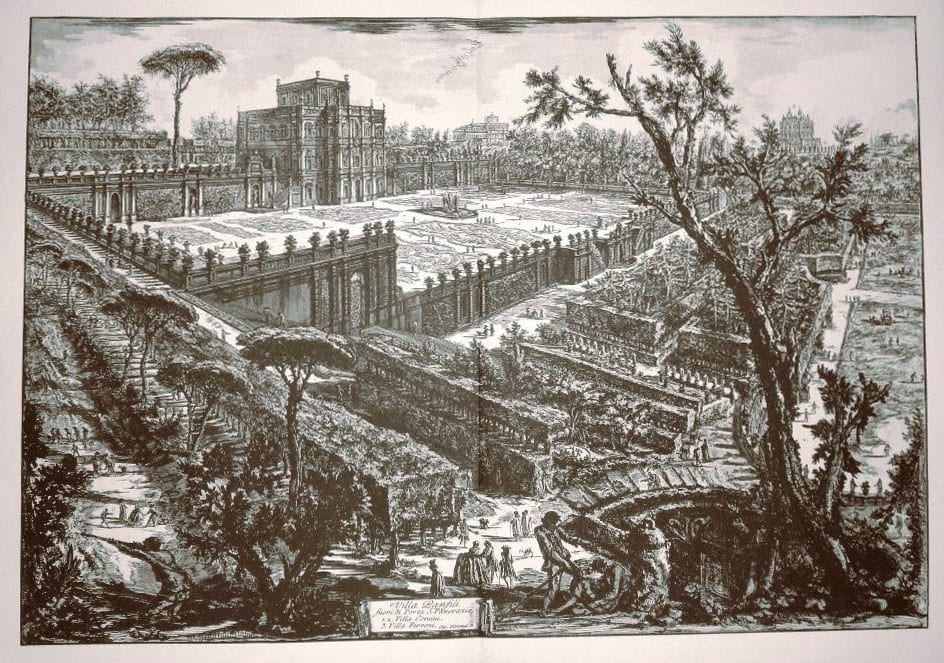 Villa Panfili fuori di Porta S. Pancrazio (Villa Pamphili) by Giovanni Battista Piranesi 