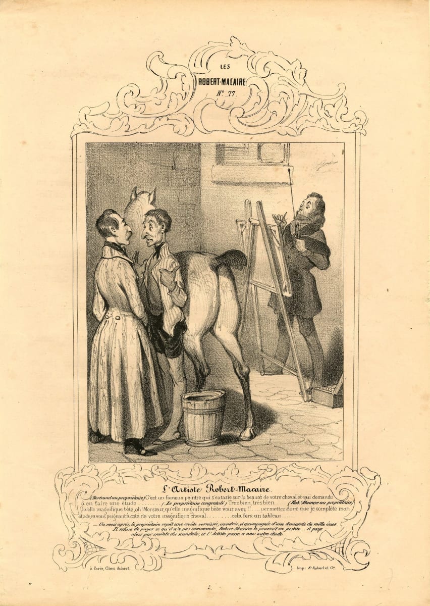 L' artiste Robert-Macaire by Honoré Daumier, Image 2.