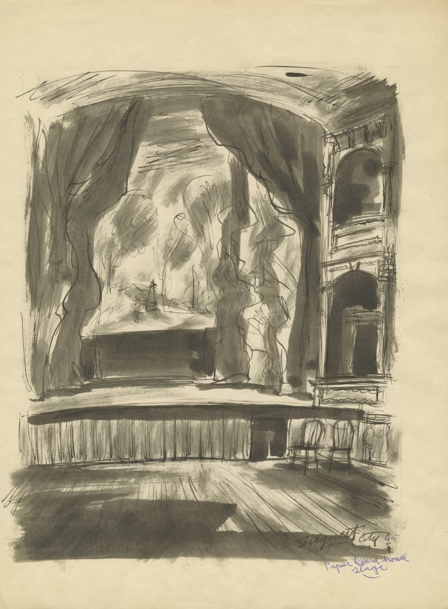 Piper Opera House Stage by Louis Bassi Siegriest 