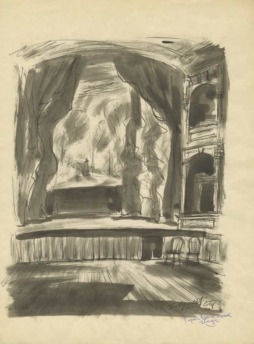 Piper Opera House Stage by Louis Bassi Siegriest, Image 2.