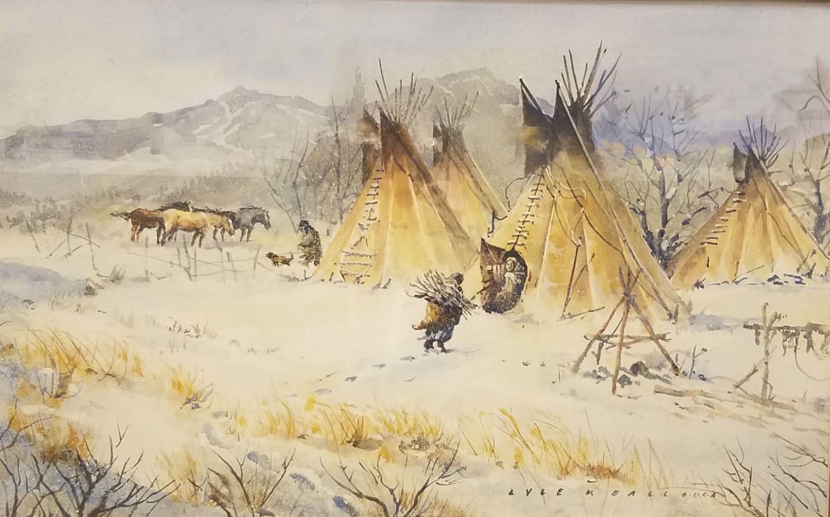 Wood Gatherer by Lyle Ball 