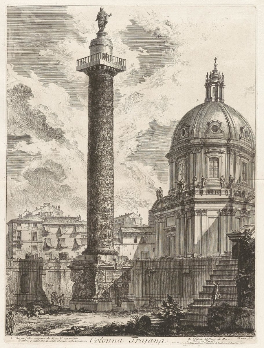 Colonna Trajana (Trajan's column) by Giovanni Battista Piranesi 