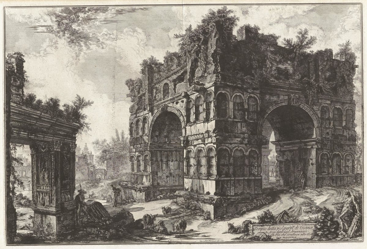 Tempio detto volgarm. di Giano (The temple of Janus) by Giovanni Battista Piranesi 