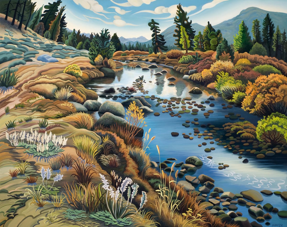 Phyllis Shafer (American b. 1958), Late Autumn Along the Carson, 2008