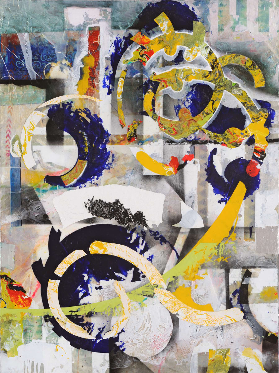 Nascent by Anne Marchand  Image: Nascent, 48 x 36" viewed vertically.