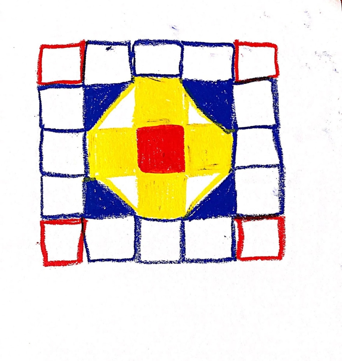 Drawn Quilt Block 1, Image 2.