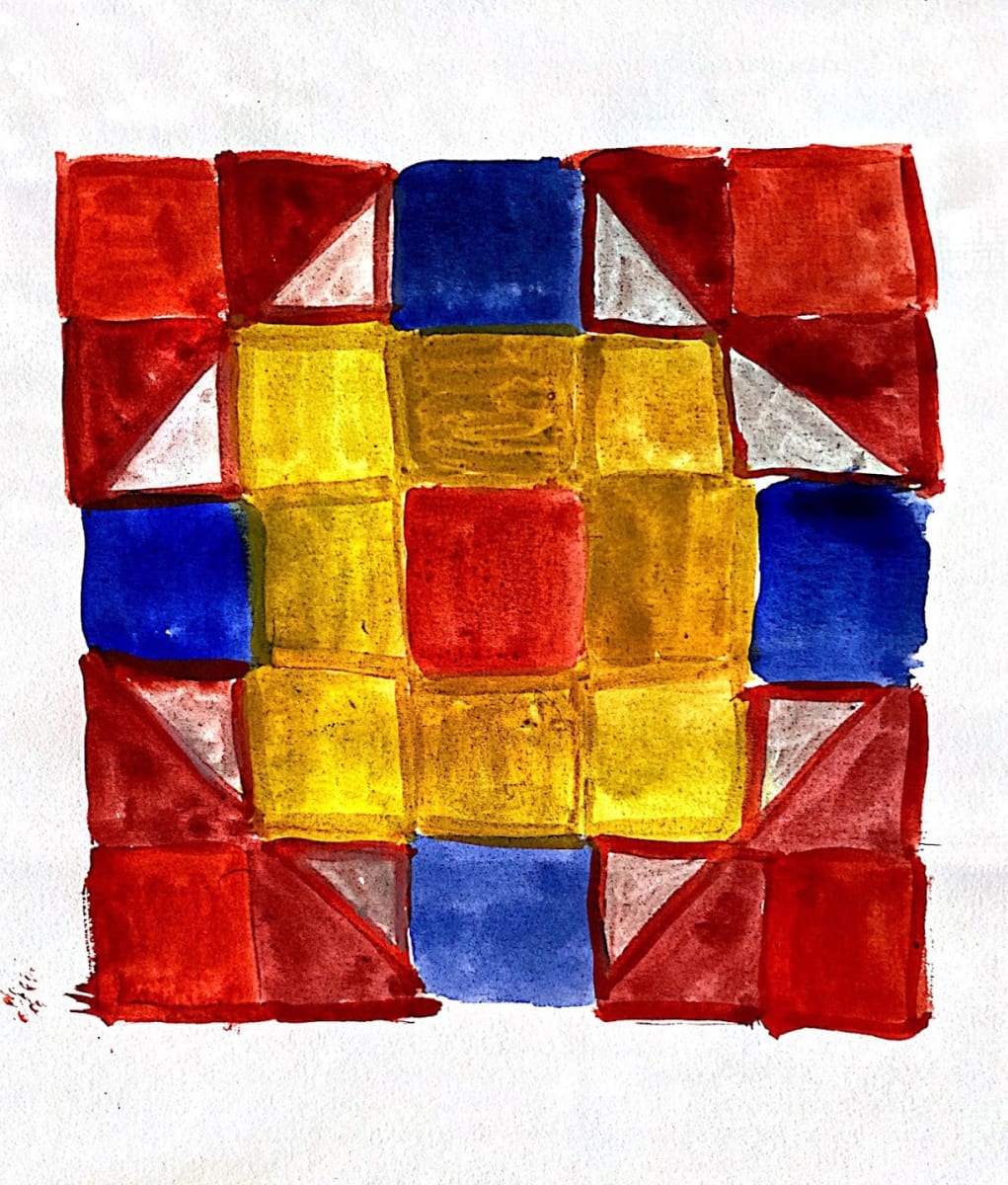 Drawn Quilt Block Form 3, Image 1.