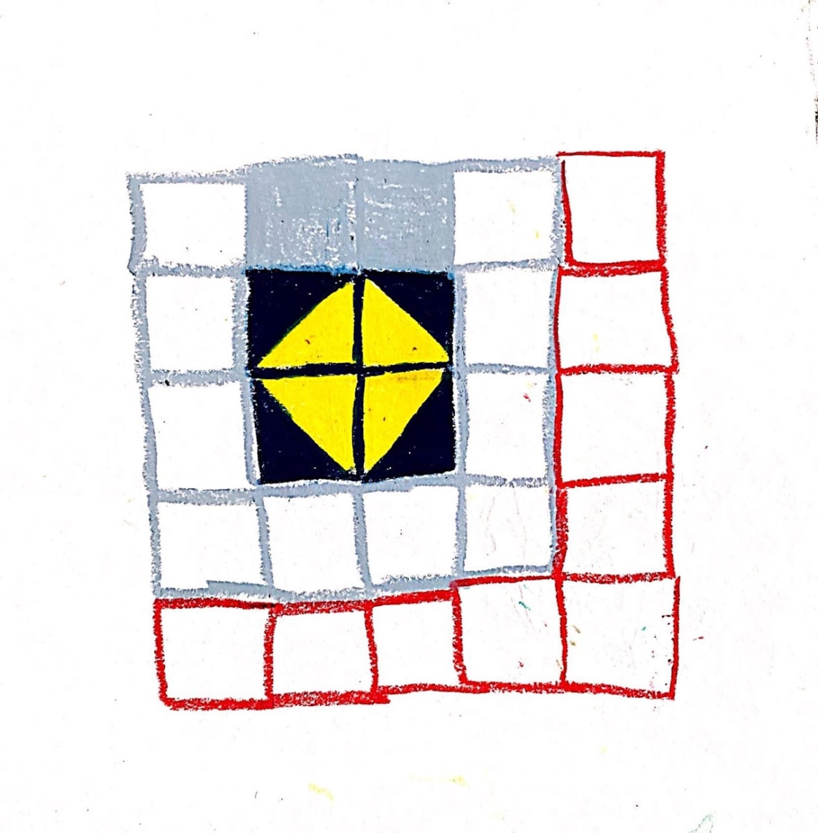 Drawn Quilt Block Form 2, Image 1.
