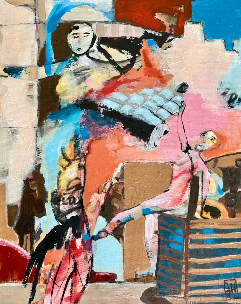 She Cloud Warrior by gabriela hirt 