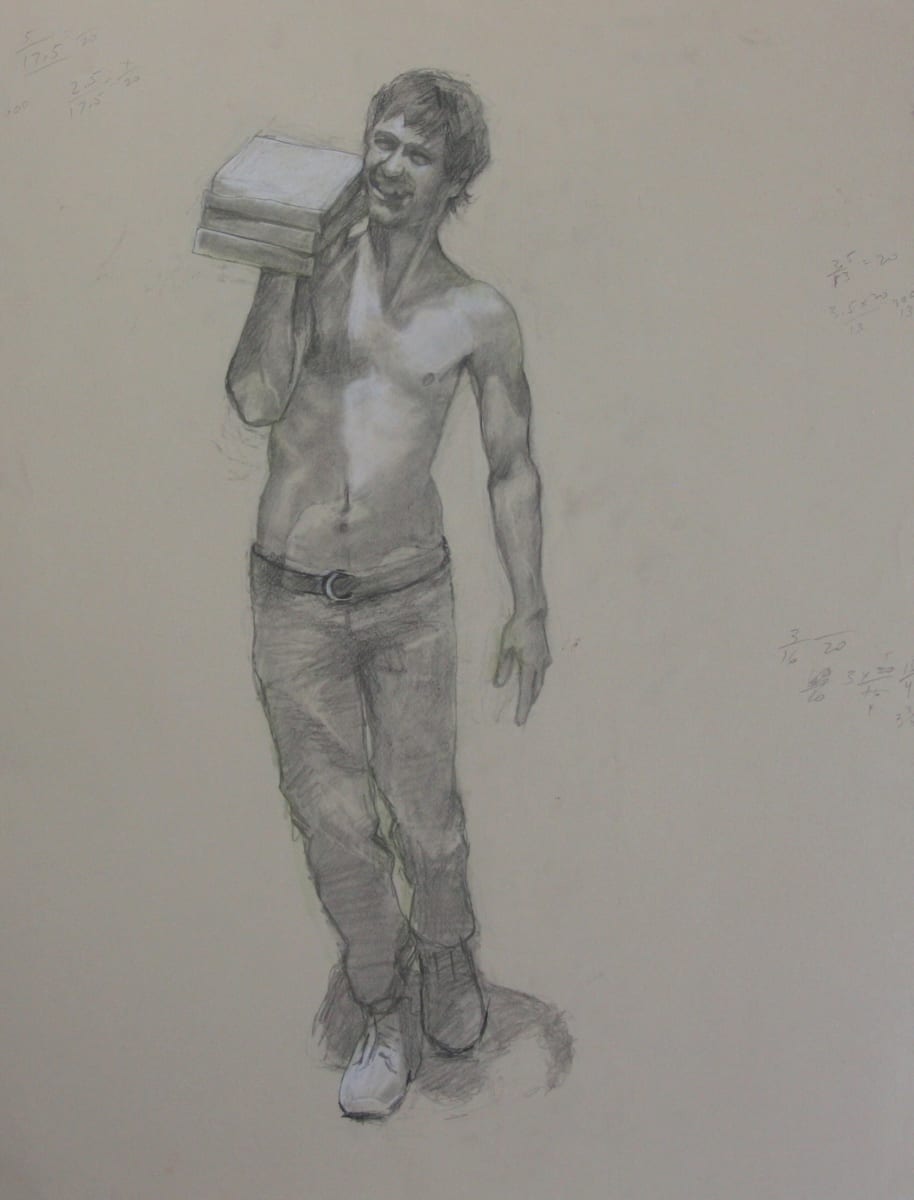 The Builder (drawing) by George Strasburger 