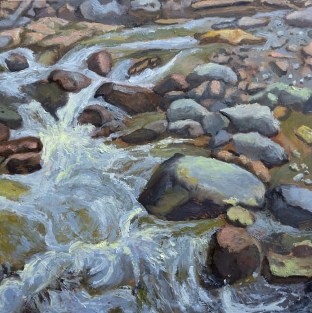 Rushing Water Carbon River by Barbara Fontaine-White 