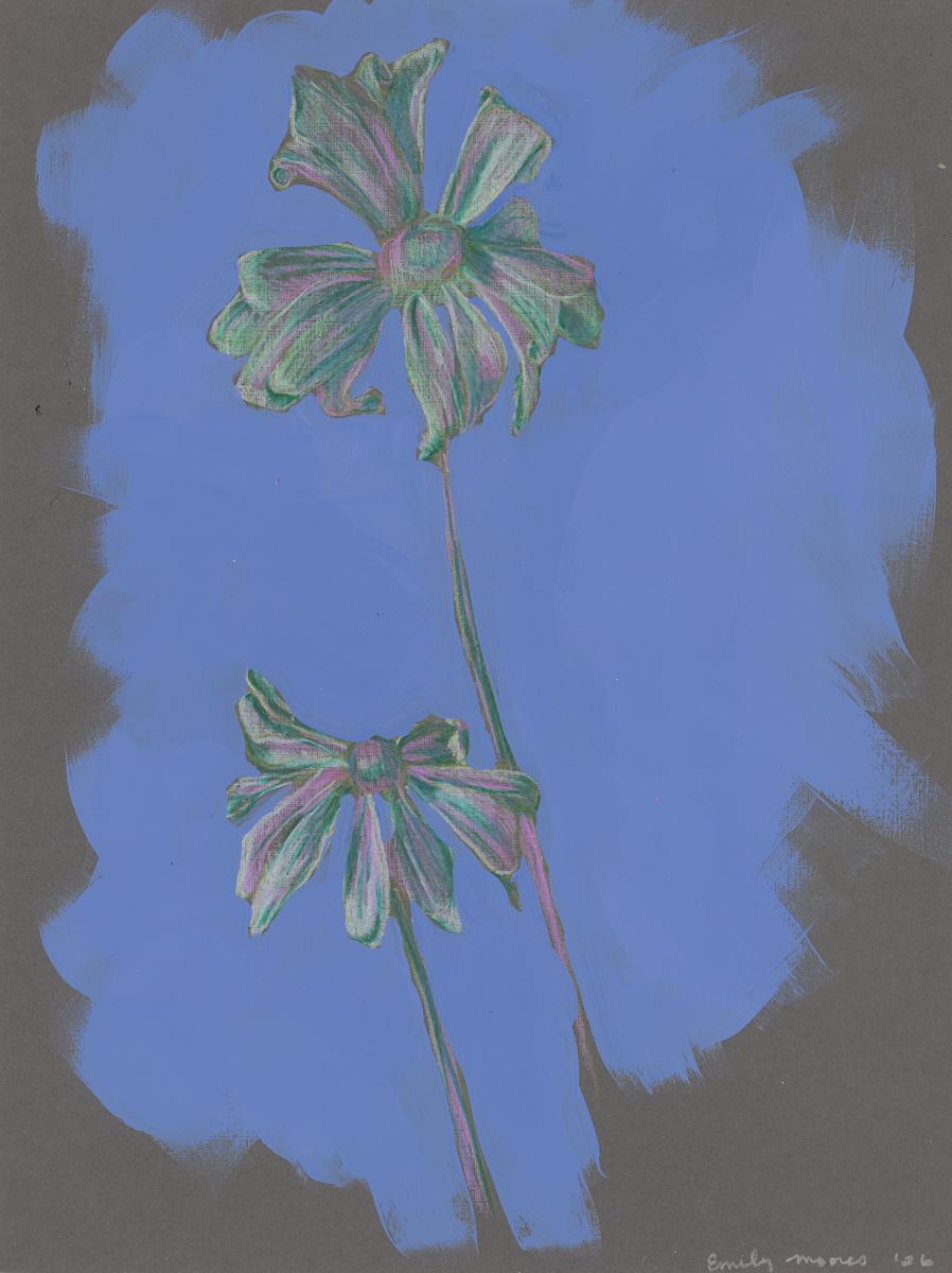 Two Flowers by Emily Moores, Image 1.