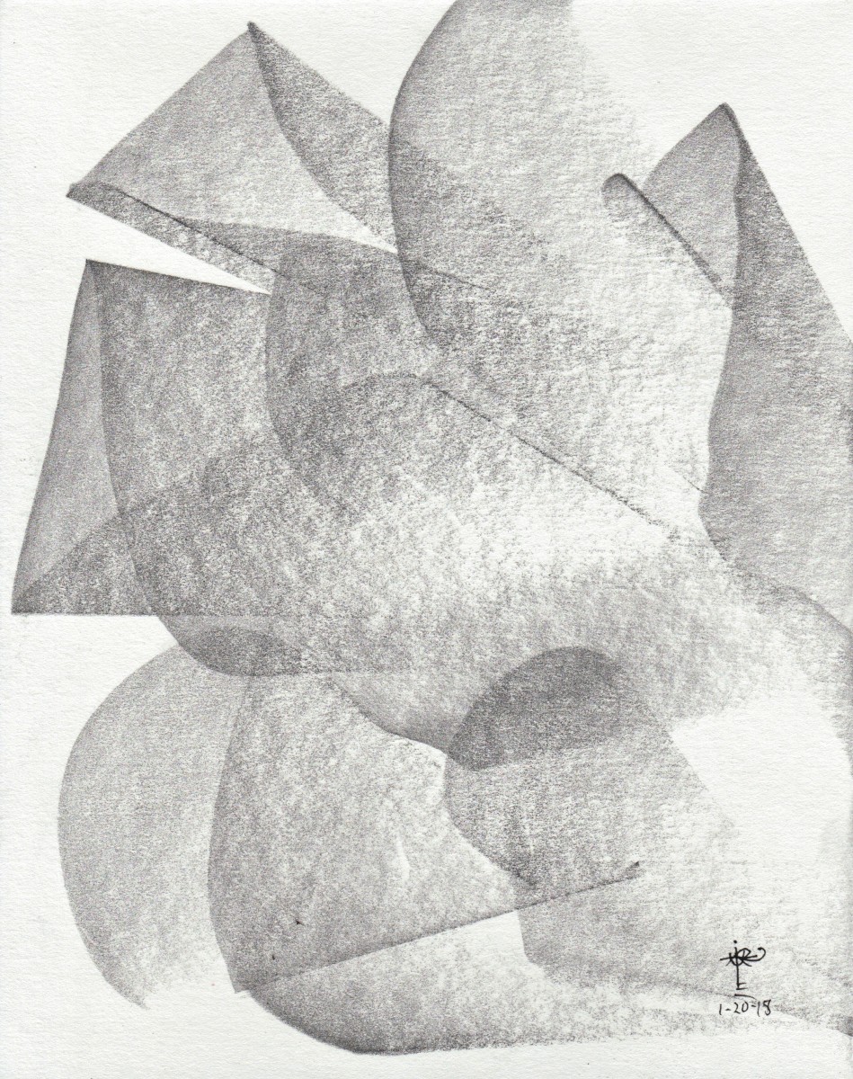 Obras en graphite_0066_Como una rosa 2 by Luis Ituarte  