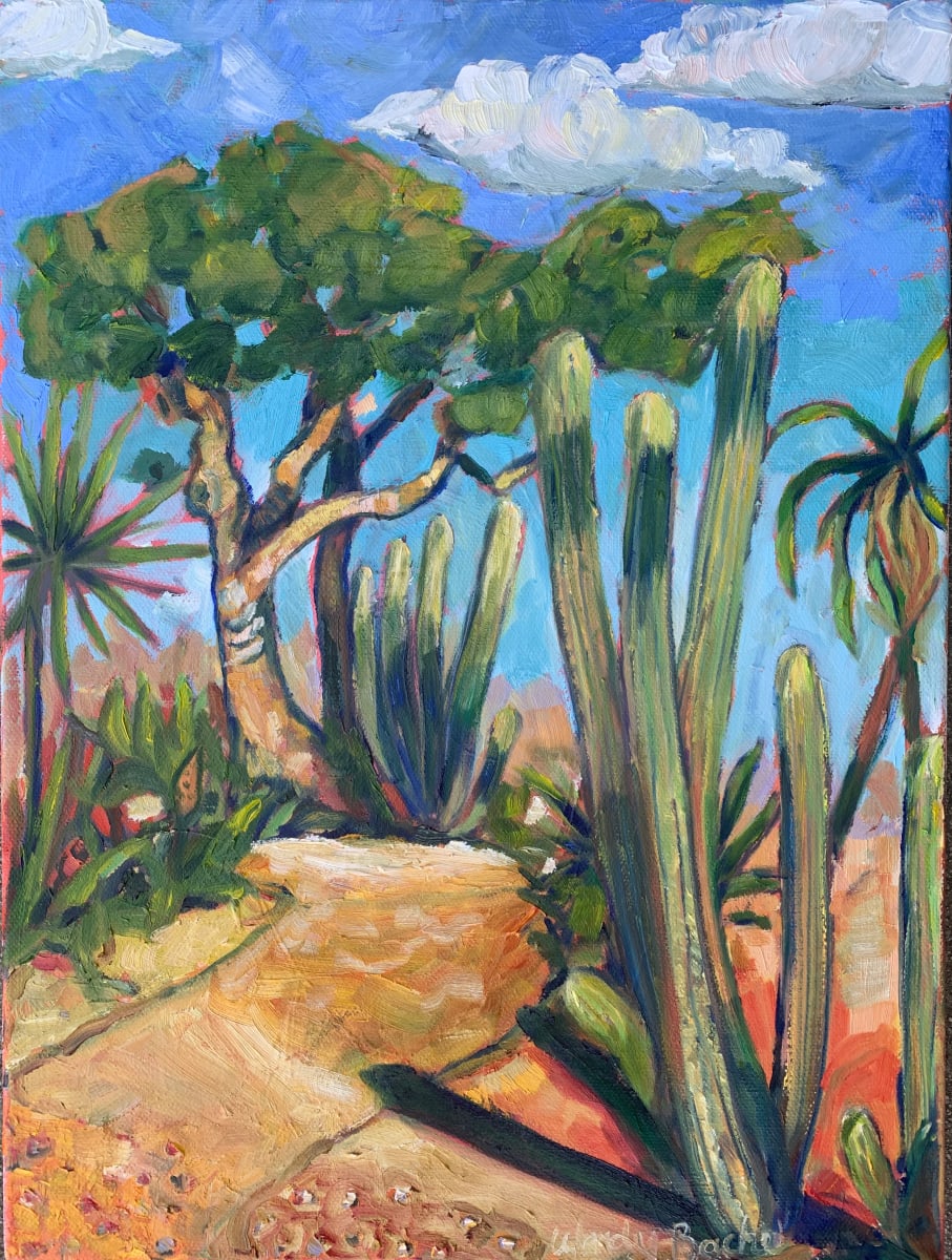Cactus path by Wendy Bache 