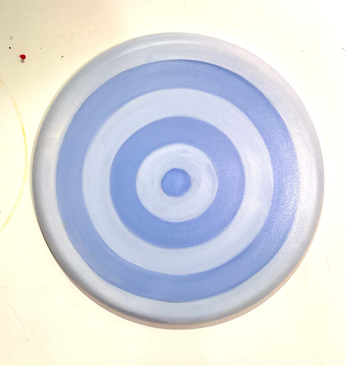Blue Target by susan wolfe huppman 