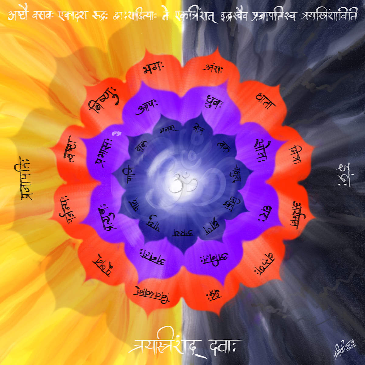 33 Devas त्रयस्त्रिंशद् देवा: by Srini श्रीनी శ్రీనీ 