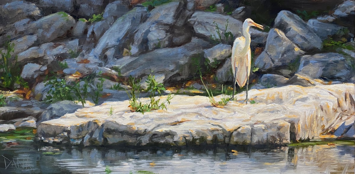 Grand Lake Egret by Dana Lombardo 